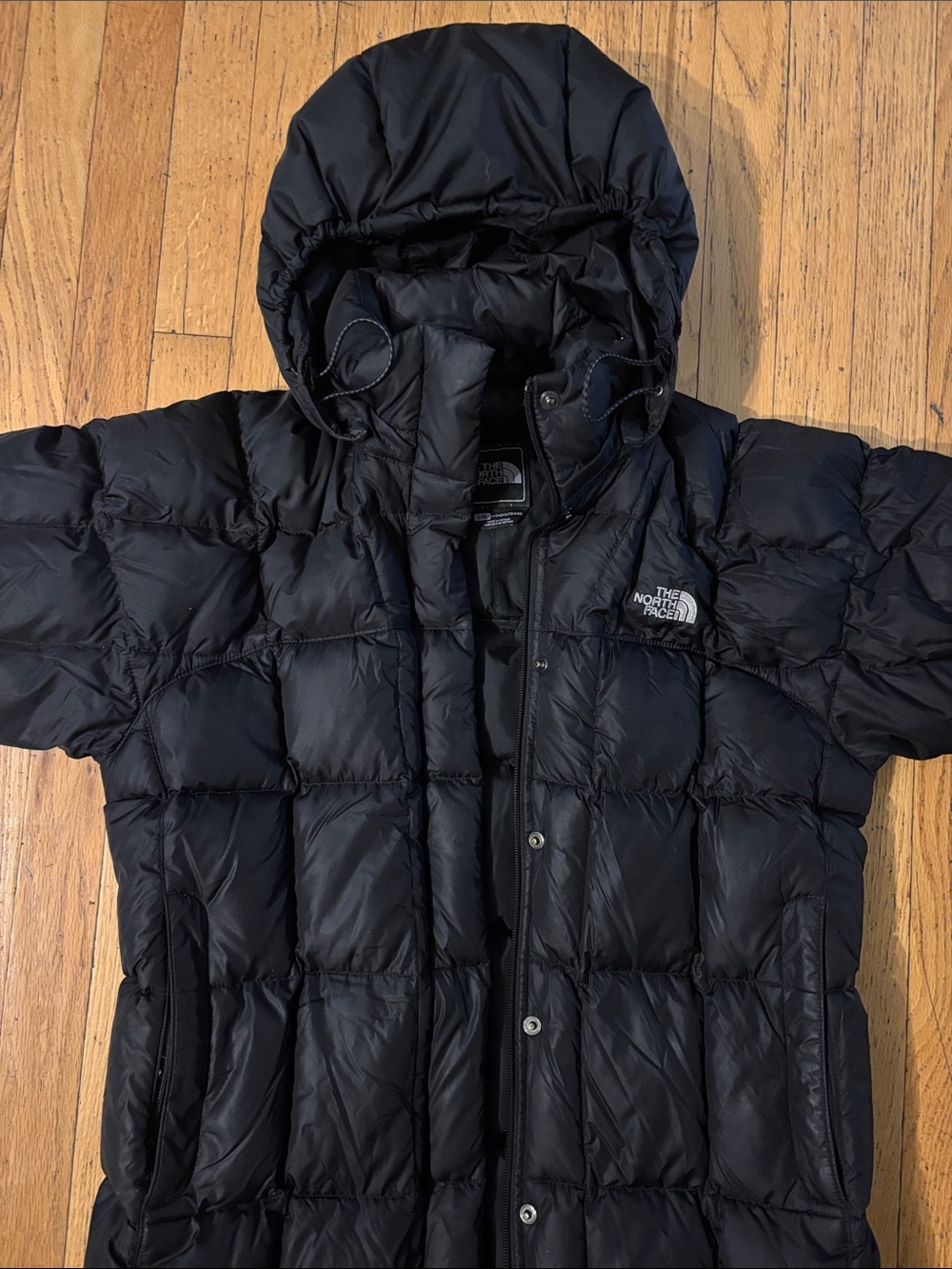 The North Face Women’s Metropolis Down Quilted Parka Jacket - Black - Large - Picture 2 of 15